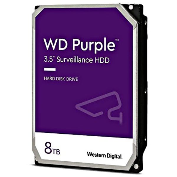 WD Purple Hard Disk 3.5", 8TB SATA3 5400 128MB image 1