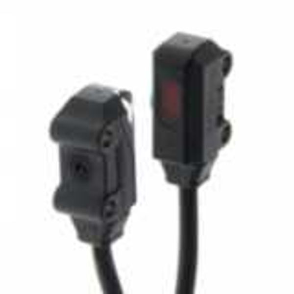 Photoelectric sensor, through-beam, 1m, DC, 3-wire, PNP, dark-on, side E3T 1086E image 2