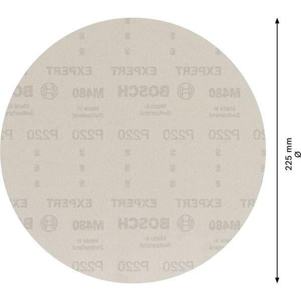 EXPERT M480 Sanding Net for Drywall Sanders 225 mm, G 220, 25-pc image 2