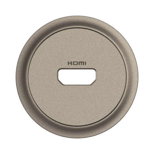 1.4 A TYPE HDMI PRE-CONNECTED SOCKET ROCKER TITANIUM image 4