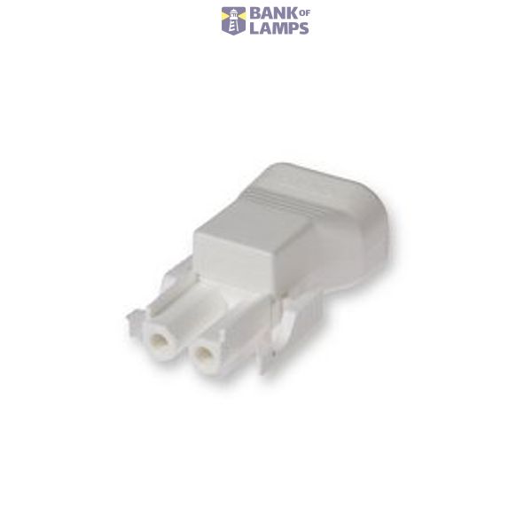 NAC22S.WX2 | Coupler 2p socket, str-rel, wht, 10/p. image 1