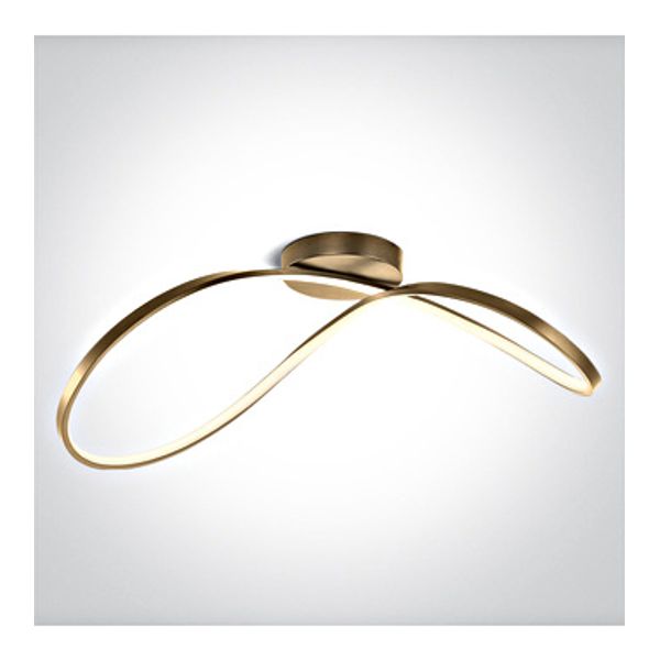 63154A/CH/W CHAMPAGNE LED 40W WW IP20 230V DIMMABLE image 1