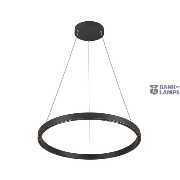 ONE CUBE UP/DOWN, pendant light, 300cm, 4000K, DALI 2, Touch, black image 1