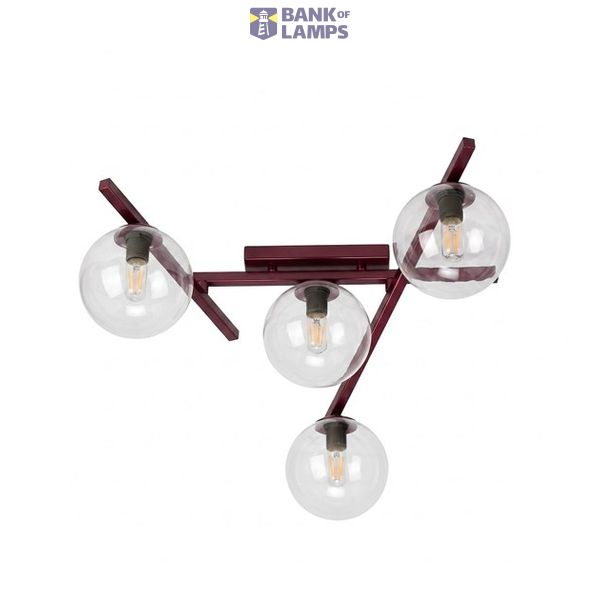 SMART 4 BURGUNDY TRANSPARENT image 1