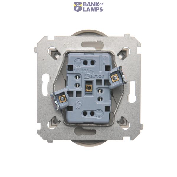 TV-DATA aerial socket, atten.: 5dB, anthracite, metalic image 1