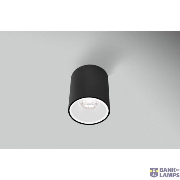 PLAFONIERA LED ESSENZA ROUND NERA/BIANC image 1