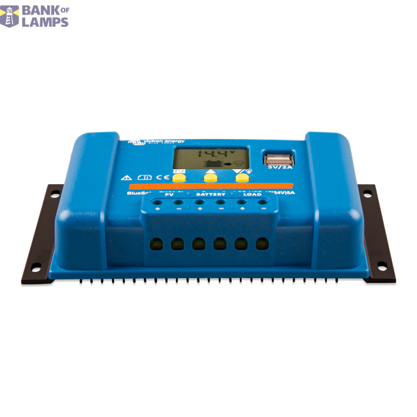 Victron Energy Solar charge controller BlueSolar PWM-LCD&USB 12/24V-5A image 1