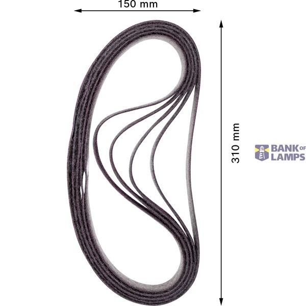 EXPERT N47 Sanding Belt for Belt Sanders 4 x 76 mm, Medium, 1-pc image 2
