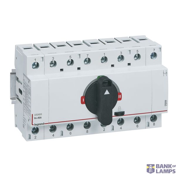 Source switching. DSX63 4P 40A Size 1 - width 8 modules image 2