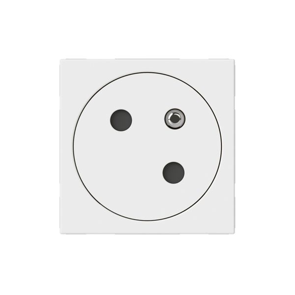 2P+E MODULAR ASSOCIABLE 2M FB WHITE SURFACE EUROPE image 2