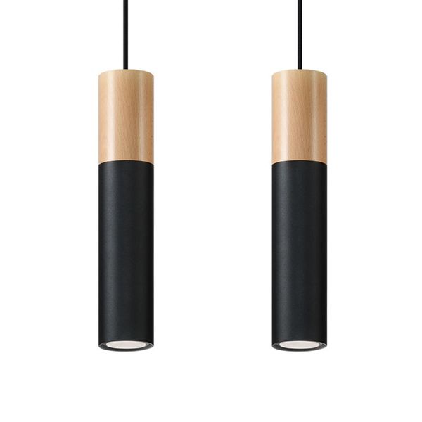 SOLLUX - pendant lamp PABLO 2 black SL.0633 image 1