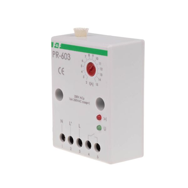 priority relay, adjustment range 2Ã 15A, DIN rail mounting image 1