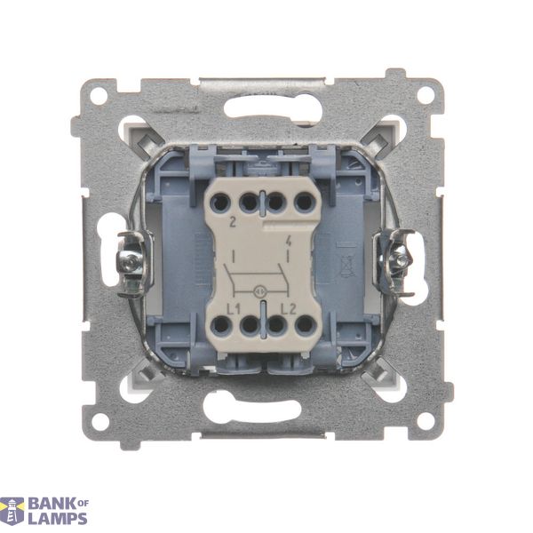 Double surface mounted box, Gold matt, metalic image 1
