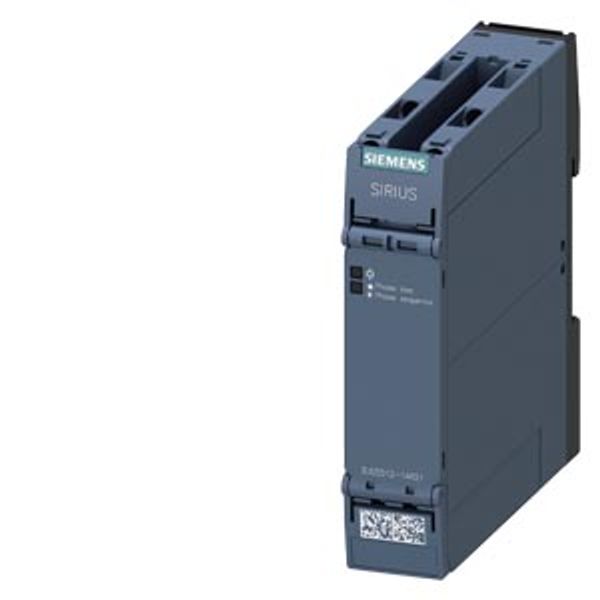 monitoring relay phase failure, phase sequence and asymmetry monitoring 3x 160-690 V AC, 15-70 Hz image 1