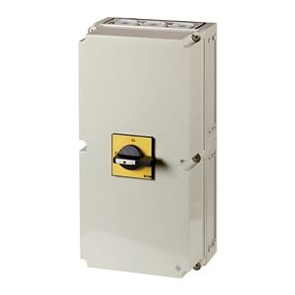 T8-3-8342/I48/SVB-SW/HI11 Main switch, T8, 315 A, surface mounting, 3 contact unit(s), 6 pole, 1 N/O, 1 N/C, STOP function, With black rotary handle and locking ring, Lockable image 2