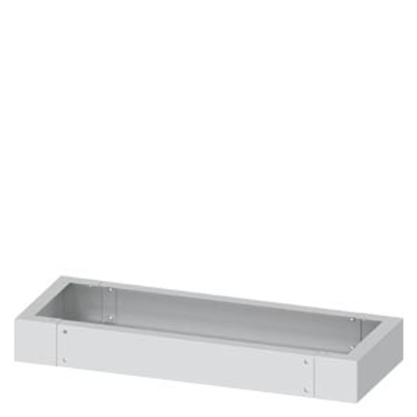 ALPHA, base, H: 100 mm, W: 800 mm, D: 320 mm, RAL 7035 image 2