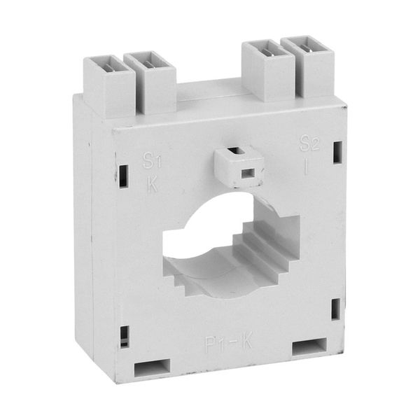 Current transformer, solid-core, for Ø23mm cable. For 30X10mm, 25X12.5mm, 20X15mm busbars, 200A image 1