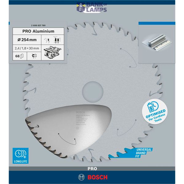 CSB for aluminium Cordless 254x2.4/1.8x30 T68 image 2