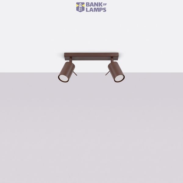 Ceiling lamp RING 2 brown image 3
