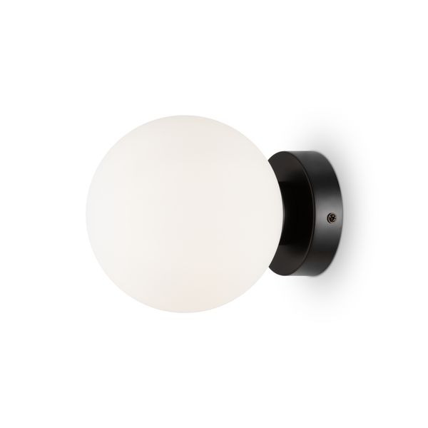 Modern Basic form Wall lamp Black image 1