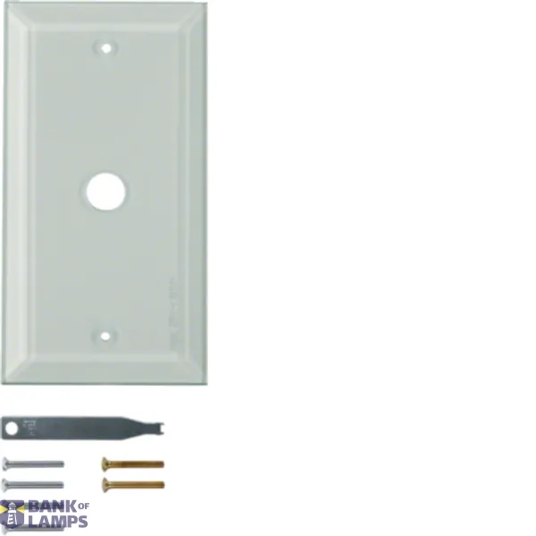 Single glass cover plate with surrounding bevel, clear, TS system image 1