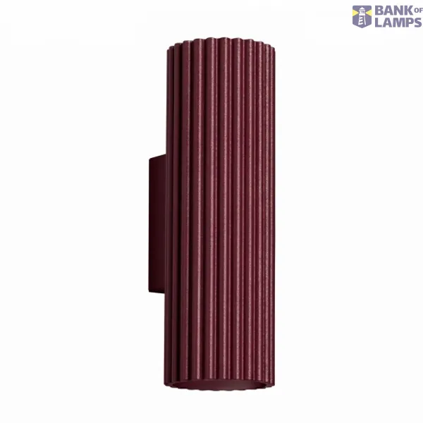 Wall lamp KARBON 20 burgundy image 1