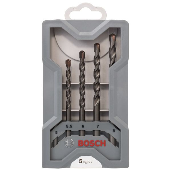 5-piece CYL-3 concrete drill bit set 5 - 8 mm image 1