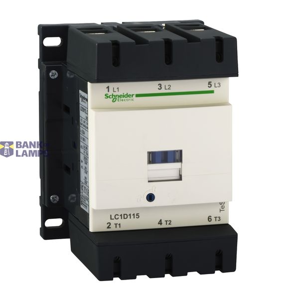 TeSys D contactor AC-3 115A 500V 1Z+1V LC1D115S5 image 2