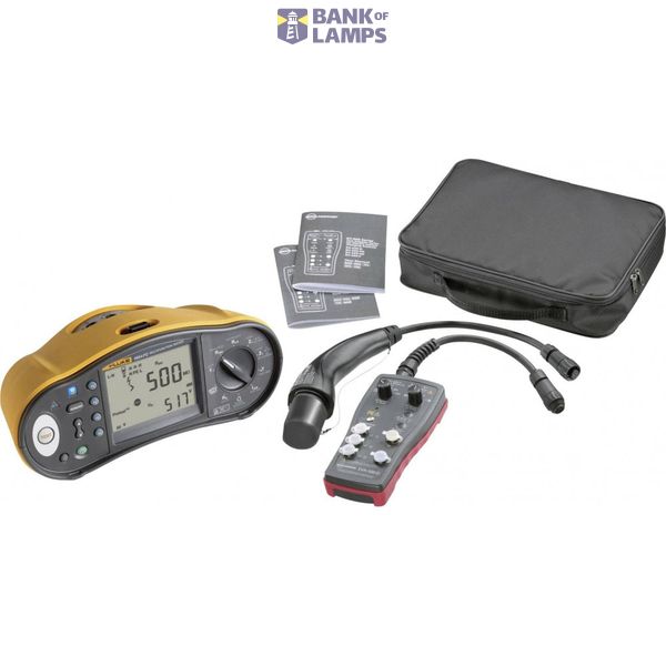 FLUKE Multifunction tester FLK-1664FC SCH + BEHA-AMPROBE Adapter Kit for electrical vehicle charging stations EV-520-F 1664 TYPE E-EV KIT image 1