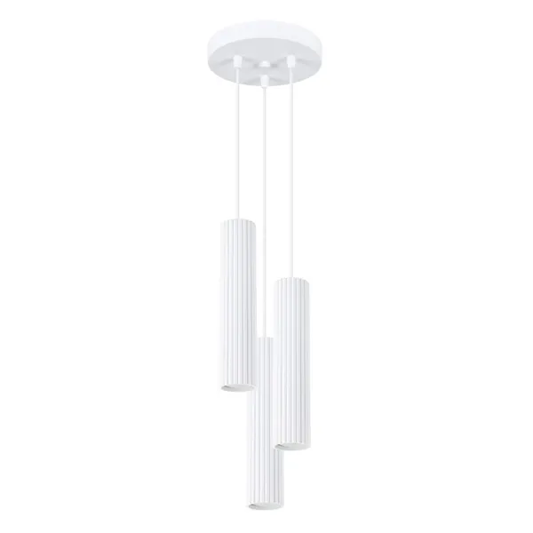 HANGING LAMP WITH SUSPENDED CASCADE TUBES FROM THE CARBON SERIES FOR GU10 FOR DINING ROOM image 1