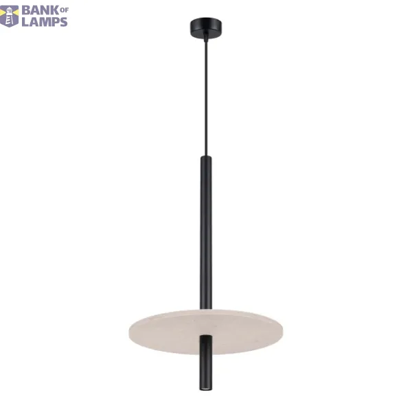 Pendant lamp FELTRO 1 black/beige image 1