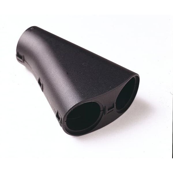 Y252525/BL HINGED Y-PIECE25X25X25 BLK image 1