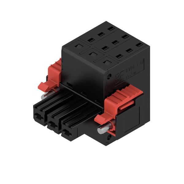 PCB plug-in connector, female plug, 7.62 mm, Number of poles: 3, 180°, PUSH IN with actuator, Tension-clamp connection, Clamping range, max. : 10 mm², Box image 2