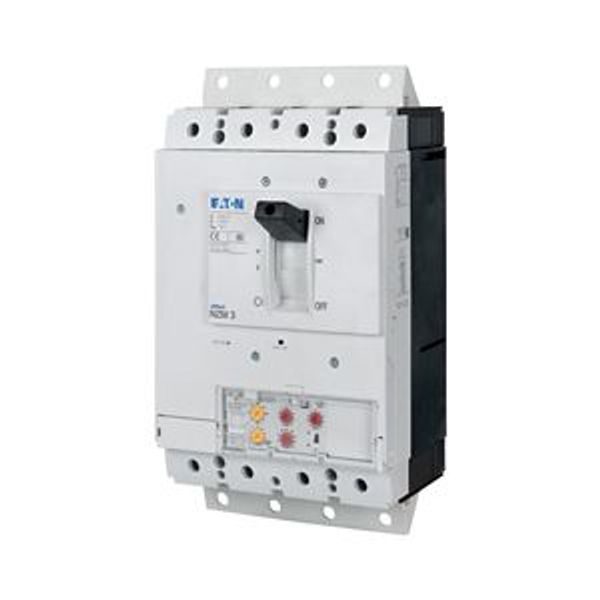 NZMH3-4-VE630/400-SVE Circuit-breaker, 4p, 630A, 400A in 4th pole, withdrawable unit image 4