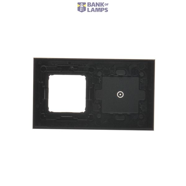 Single contact push button without pictogram, (module), 10AX, quick connection, black matt image 2