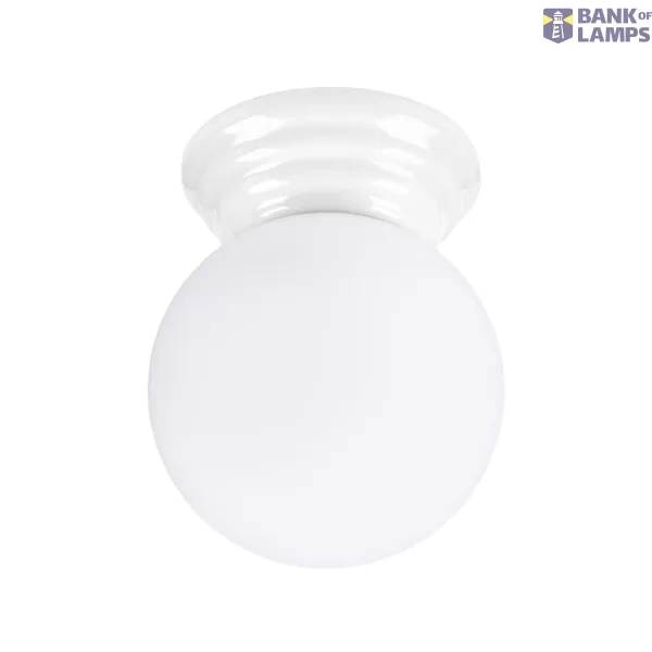 Ceiling lamp ZORI white IP44 image 1