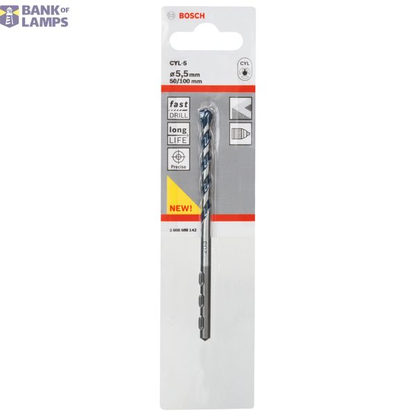 Concrete drill bit CYL-5 5,5 x 50 x 100 mm image 2