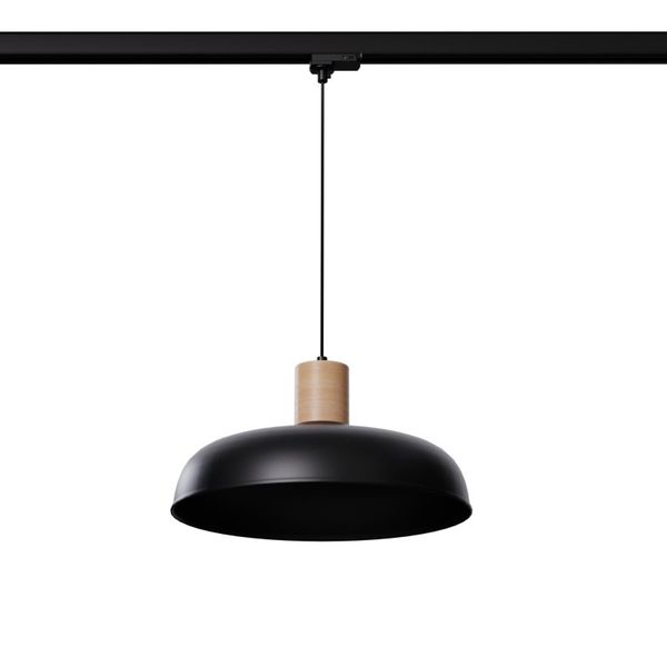 HANGING LAMP 3 PHASE INDY BLACK E27 3000K 7.5W 620LM image 1