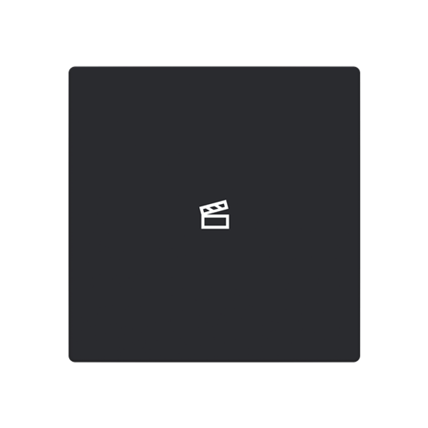 free@home Cover plate with legend with Symbol scene black matt - Platform 63 image 1