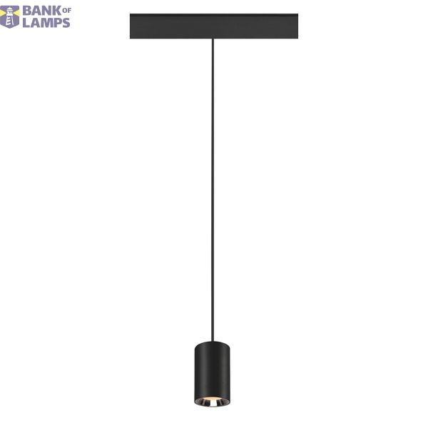 NUMINOS® XS 48V TRACK DALI, pendant light, black / chrome, 8.7W, 670lm, 2700K, CRI90, 55° image 2