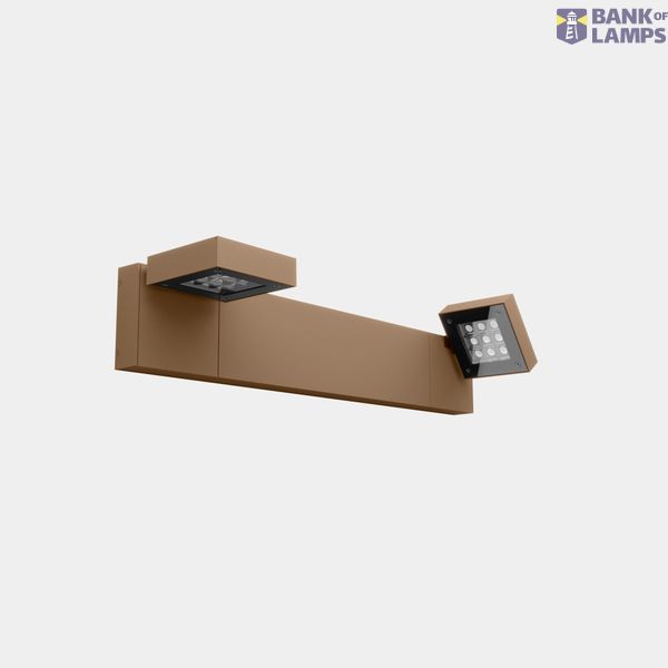 Wall fixture IP66 Modis Double 800mm LED LED 18.3W LED neutral-white 4000K Casambi Gold 2602lm image 1
