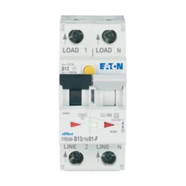 Digital RCD/MCB combination, 13 A, 100 mA, MCB trip characteristic: B, 1p+N, RCD trip characteristic: F image 8