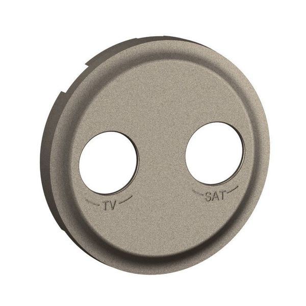 TV SAT SOCKET ROCKER TITANIUM image 2