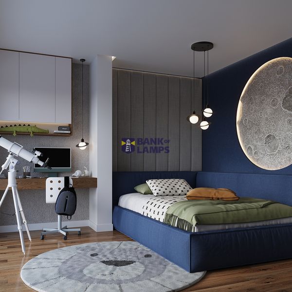 Pendant lamp HYPERION 1 black image 13
