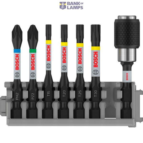 Impact Control Screwdriver Bit pack, 7-piece image 1
