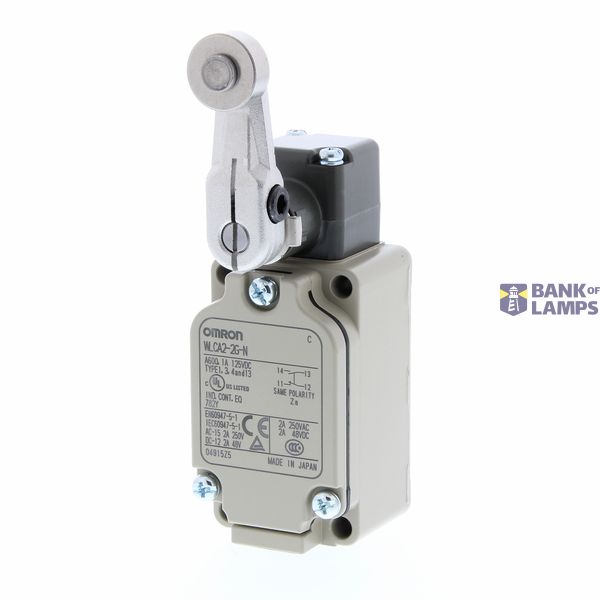 Limit switch, roller lever: R38 mm, pretravel 15±5°, DPDB, Pg13.5 with image 2