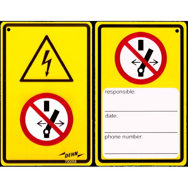 W&I sign Attention – Voltage! - image 1