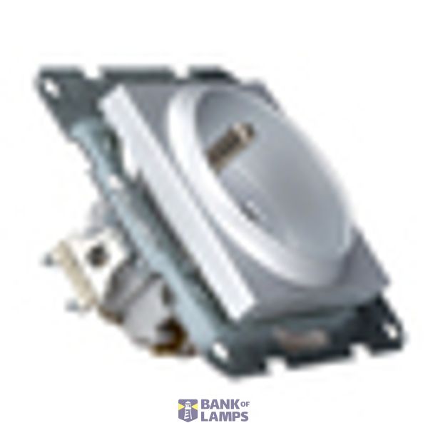 Pin socket outlet, screw clamps, silver image 7