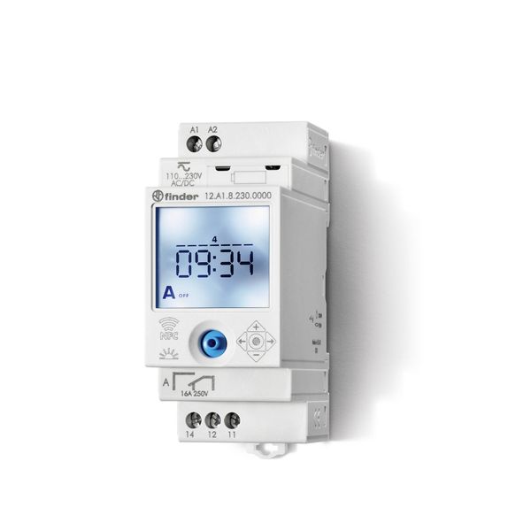 Astro Time Switch 35mm.1CO 16A/110.230VUC, progr.Smartphone (12.A1.8.230.0000) image 3