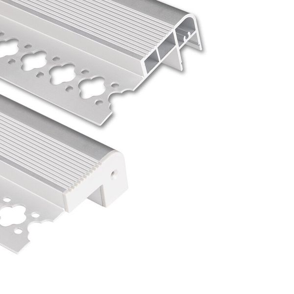 Step-on aluminum profile BE 68x27mm Whitey diffusion 2m image 1